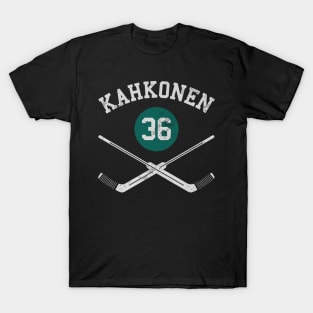 Kaapo Kahkonen San Jose Goalie Sticks T-Shirt